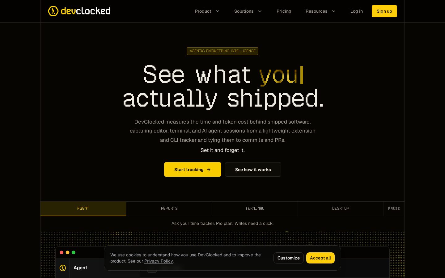 DevClocked Homepage