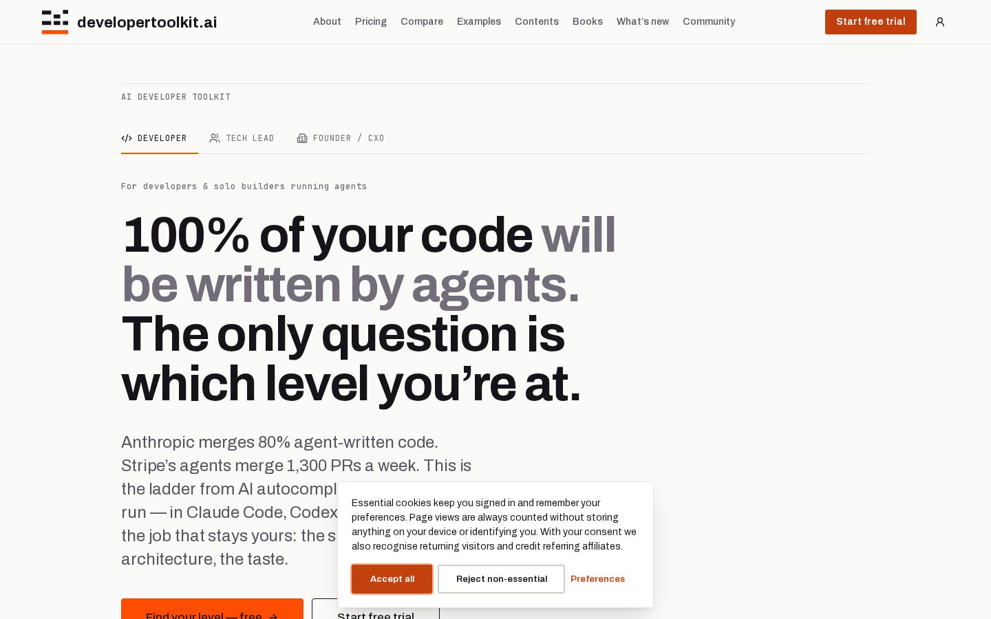 Developer Toolkit Homepage
