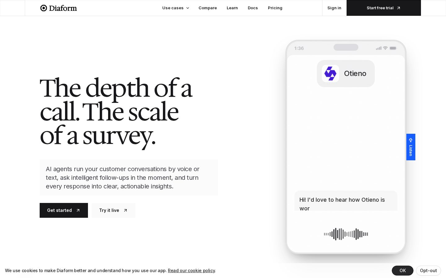 Diaform Homepage