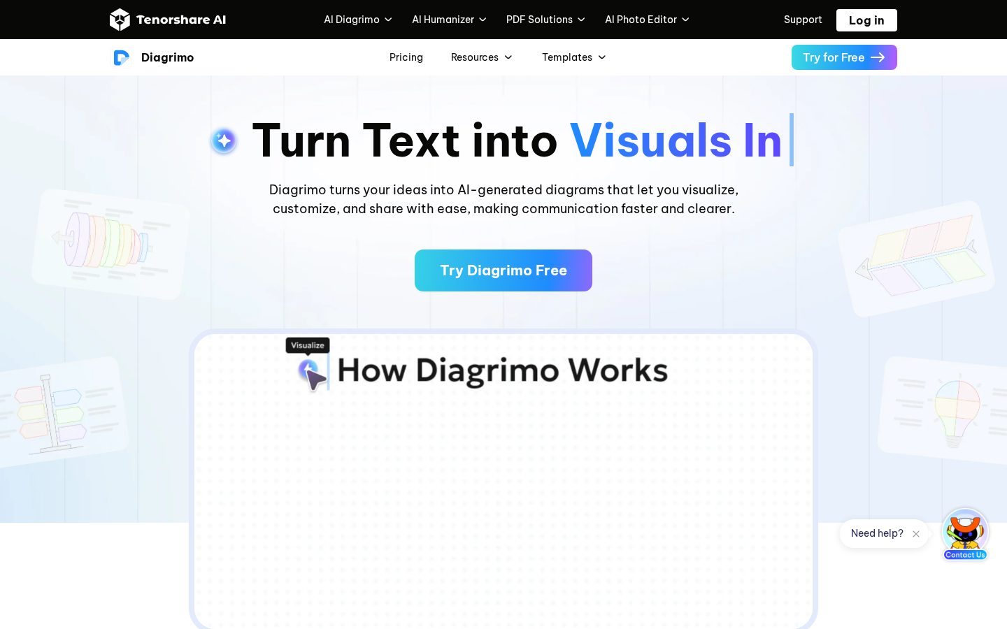 Diagrimo Homepage