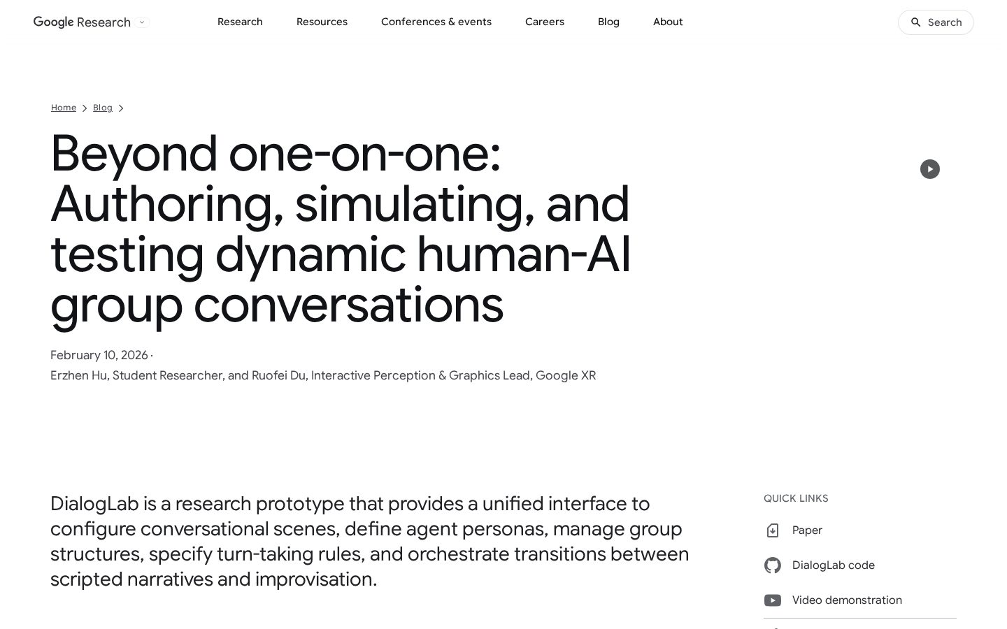 DialogLab Homepage