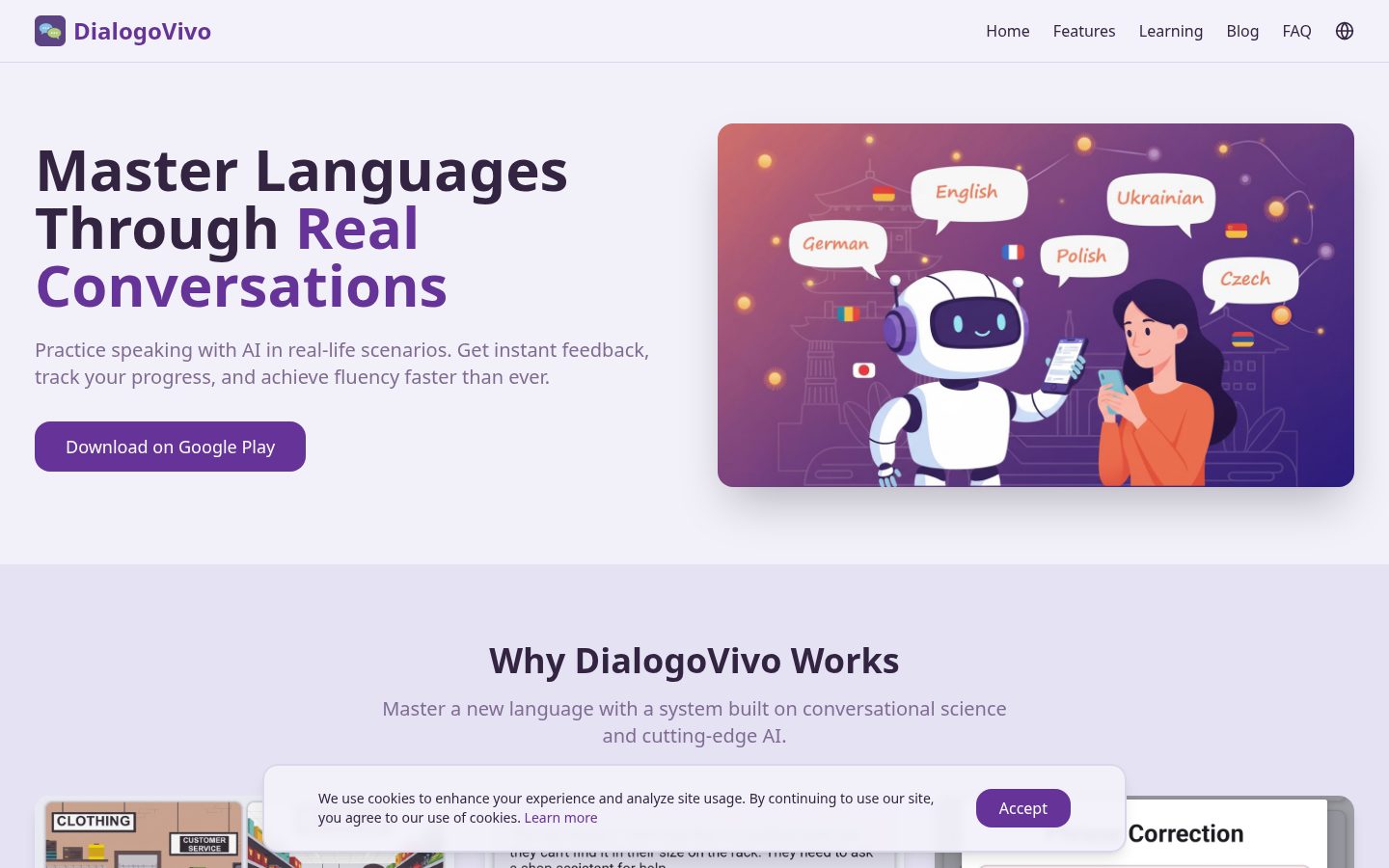 DialogoVivo Homepage