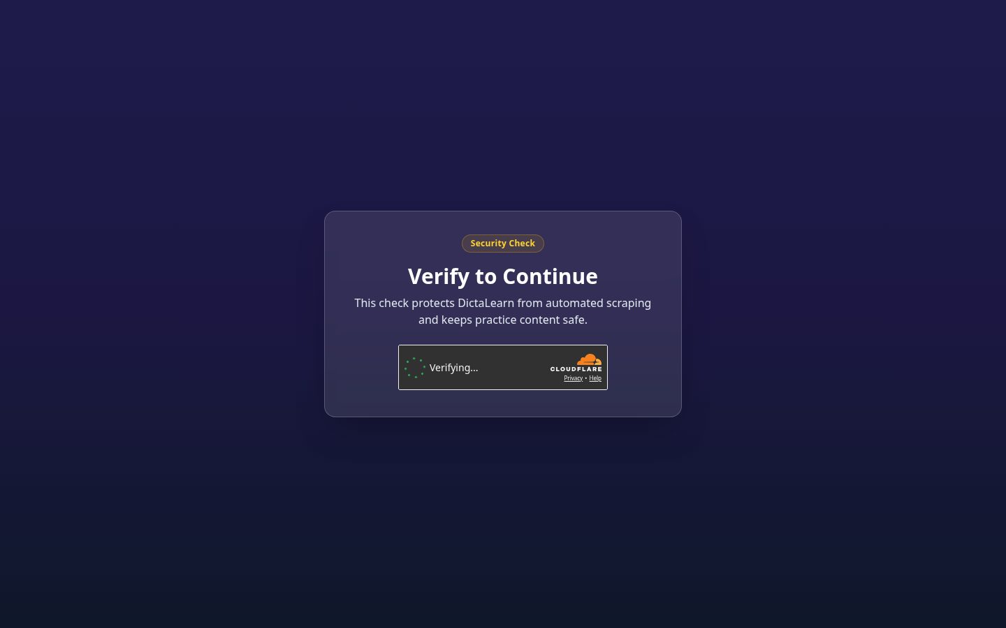 DictaLearn Homepage