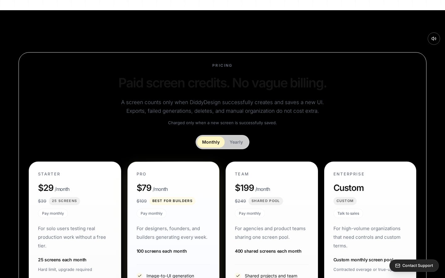 DiddyDesign Pricing