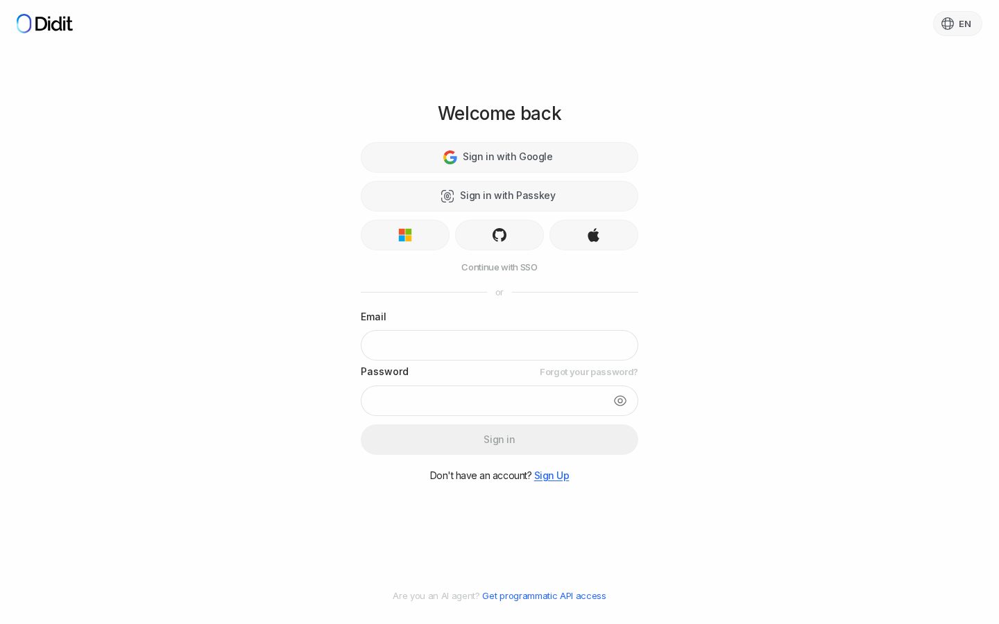 Didit v3 Homepage