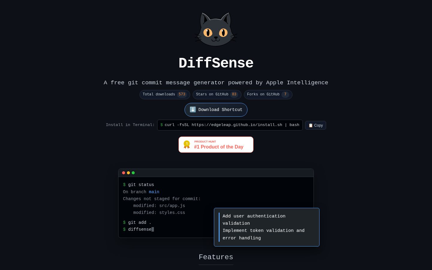 DiffSense Homepage
