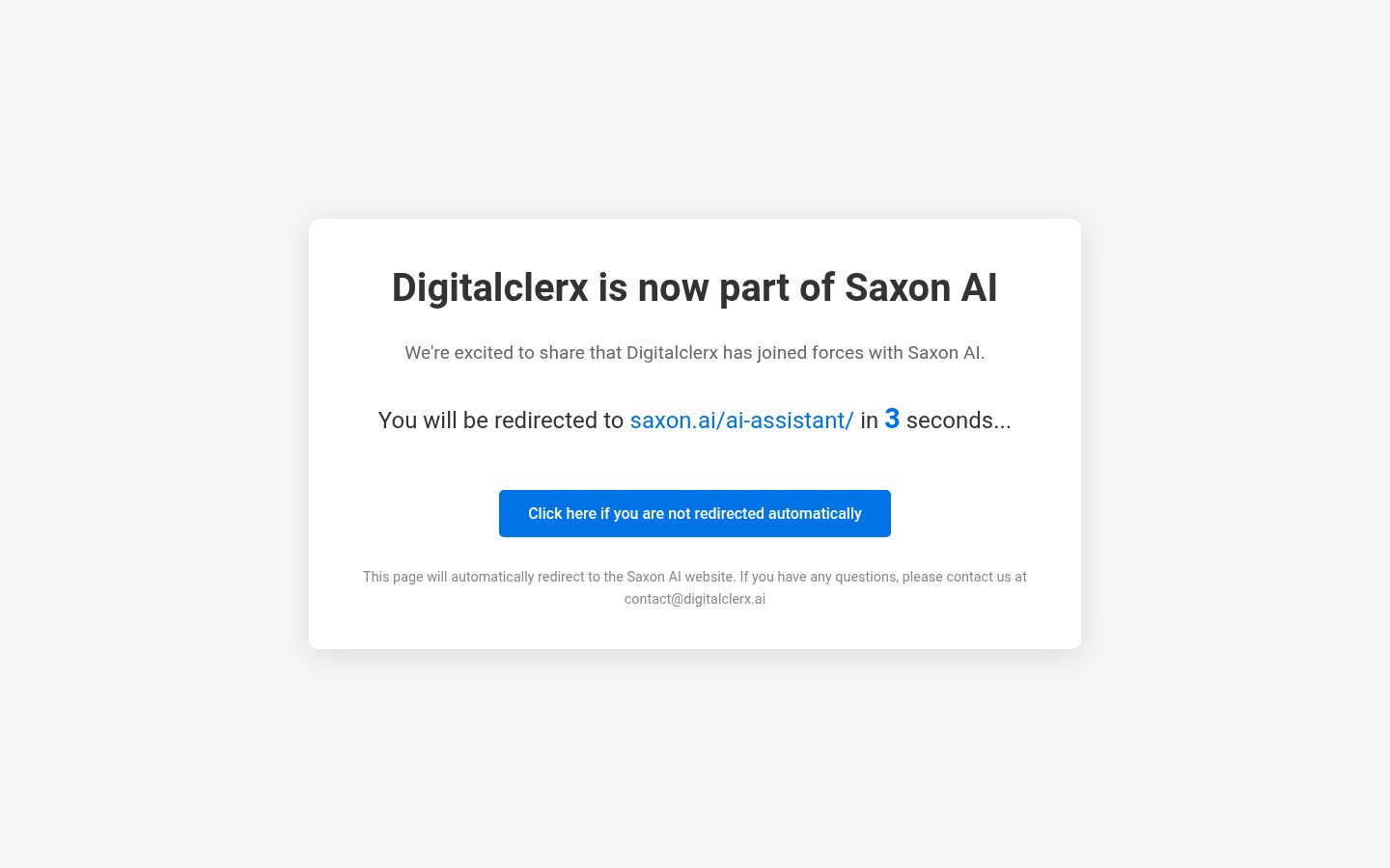 Digitalclerx Homepage