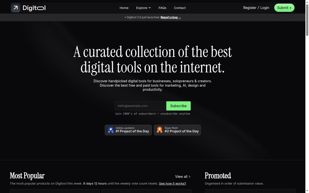 Homepage