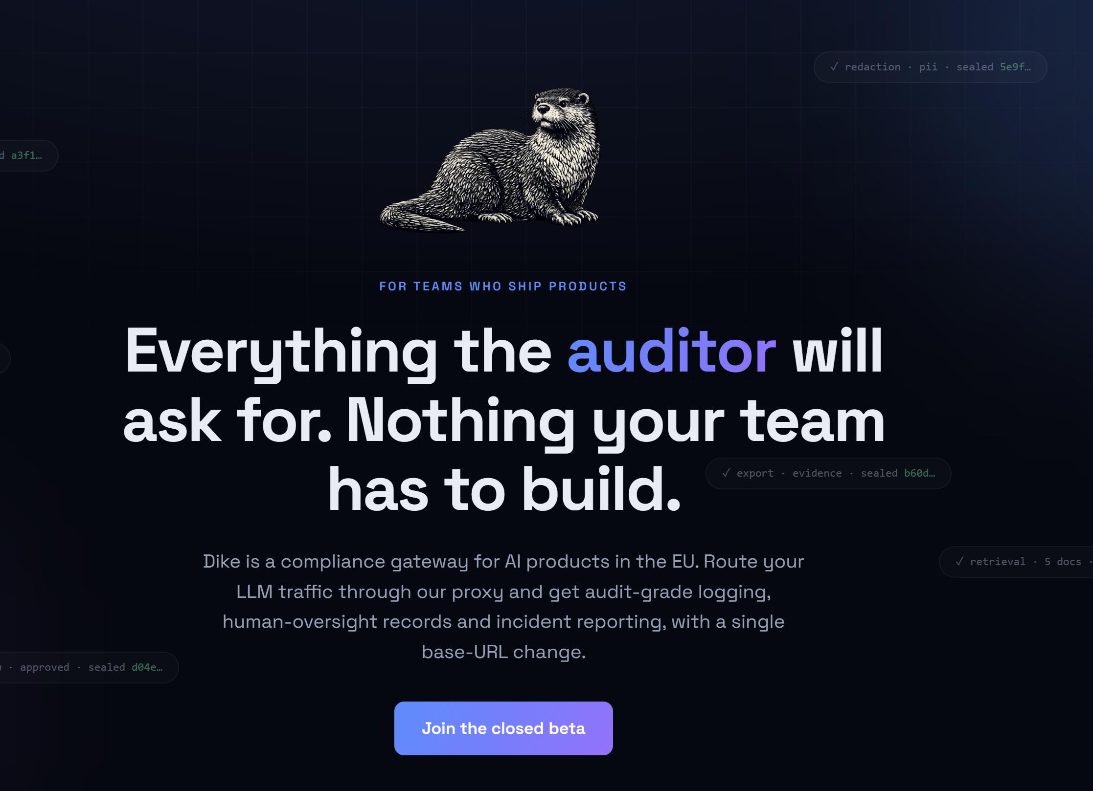 Homepage screenshot