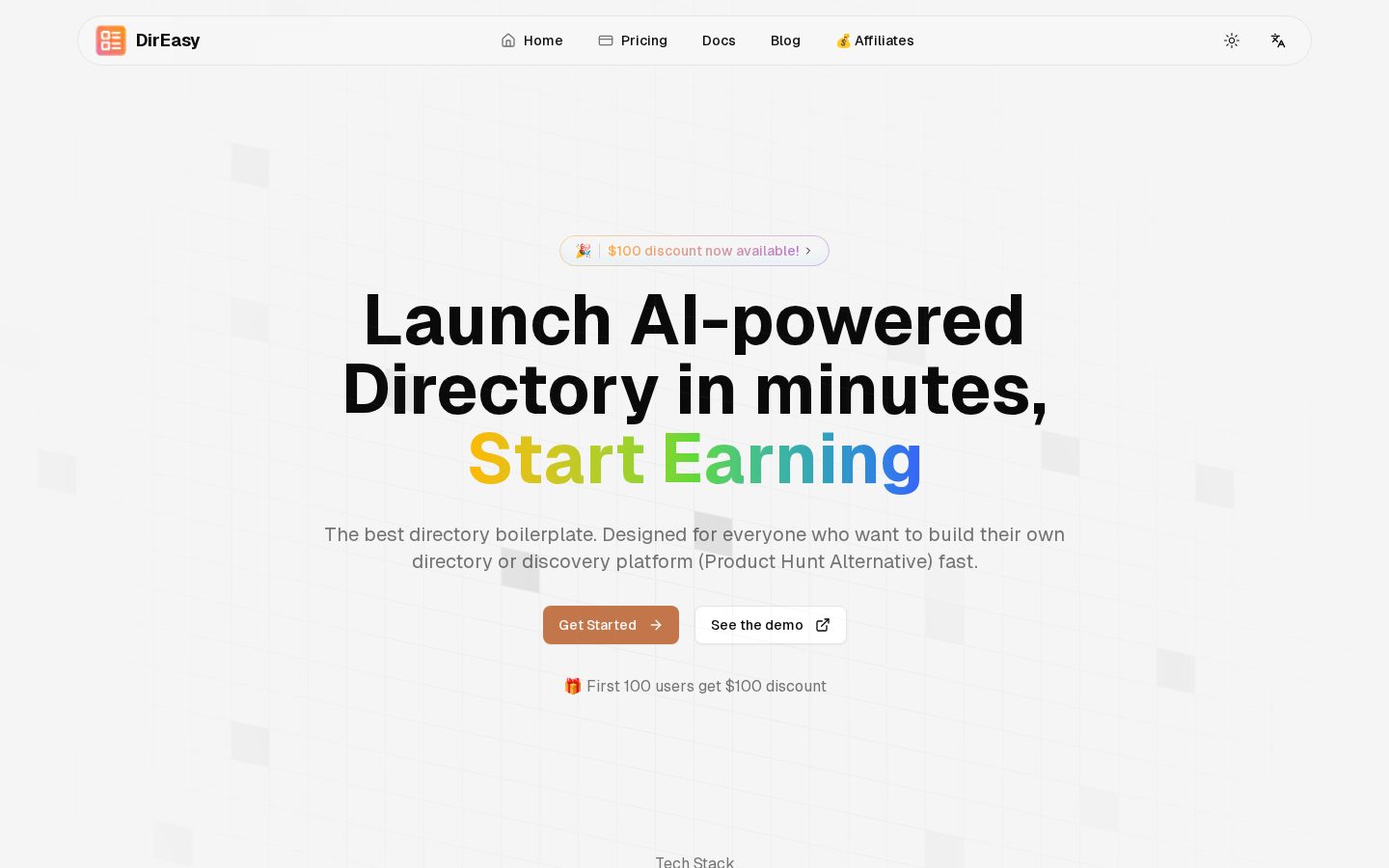 DirEasy Homepage