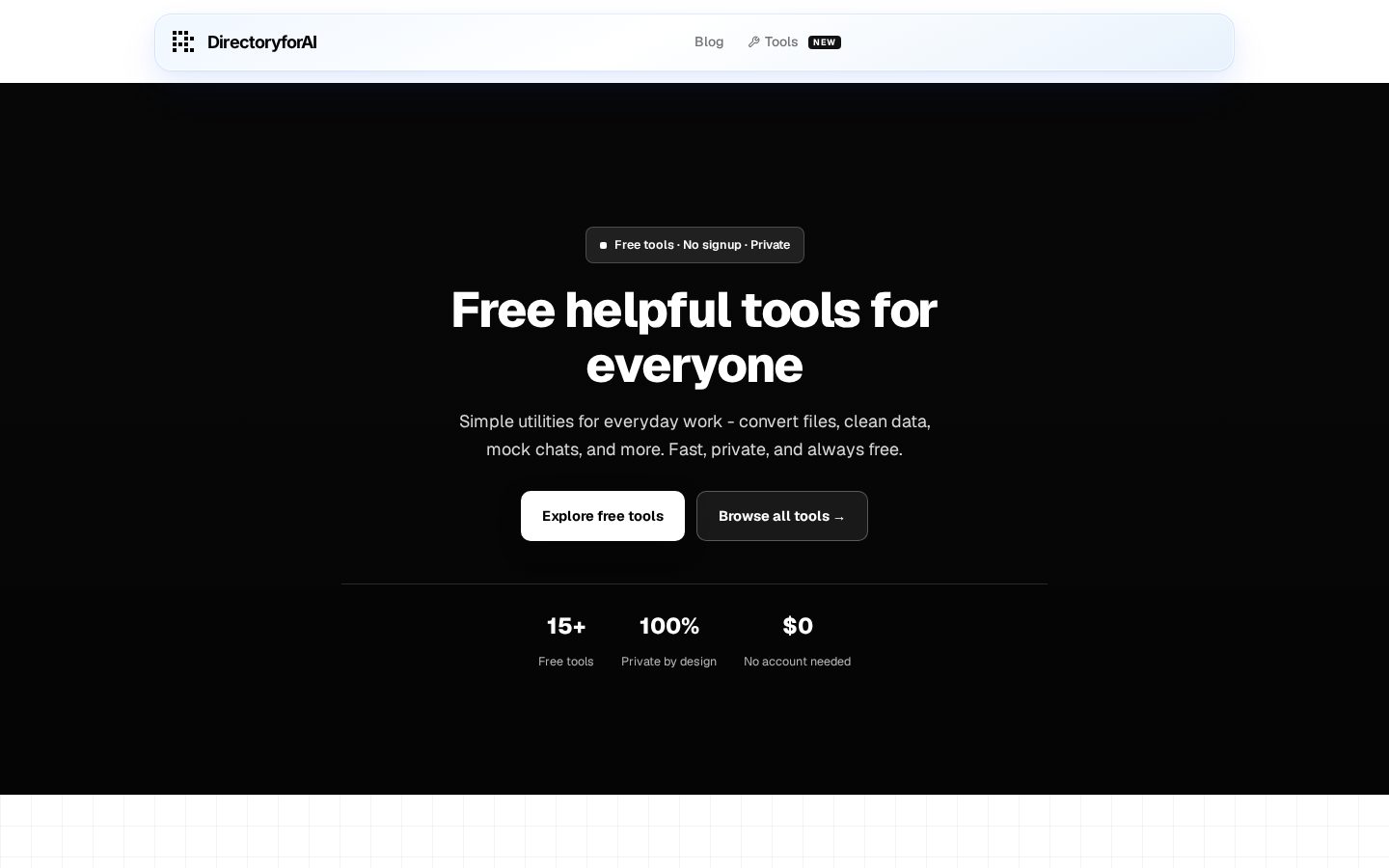 Directory for AI Homepage
