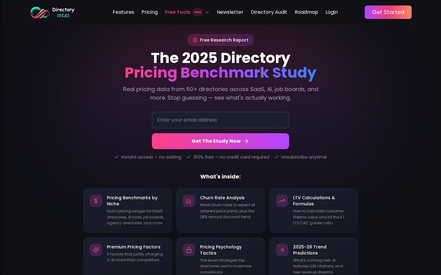Directory Ideas.ai Pricing