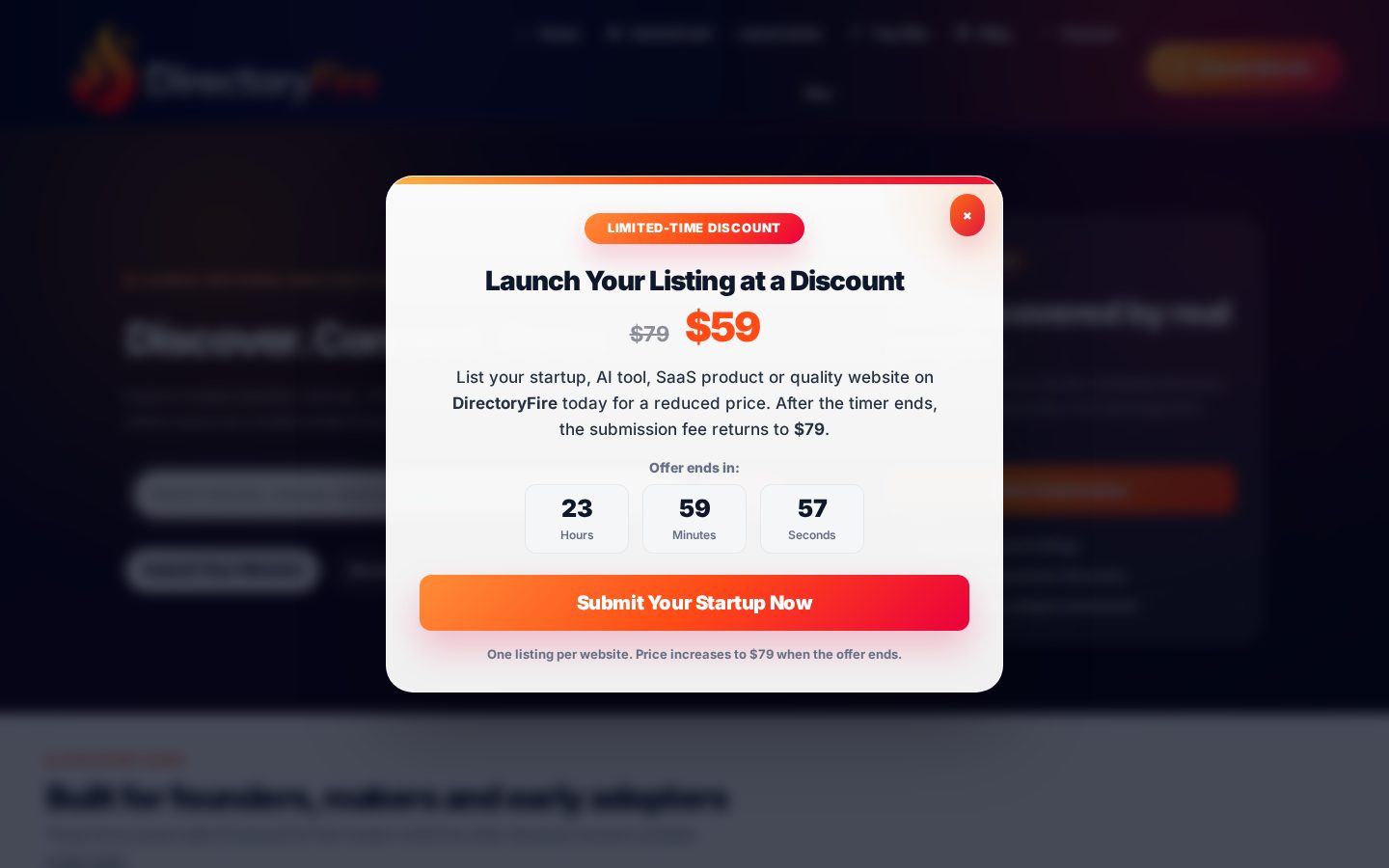 DirectoryFire Homepage