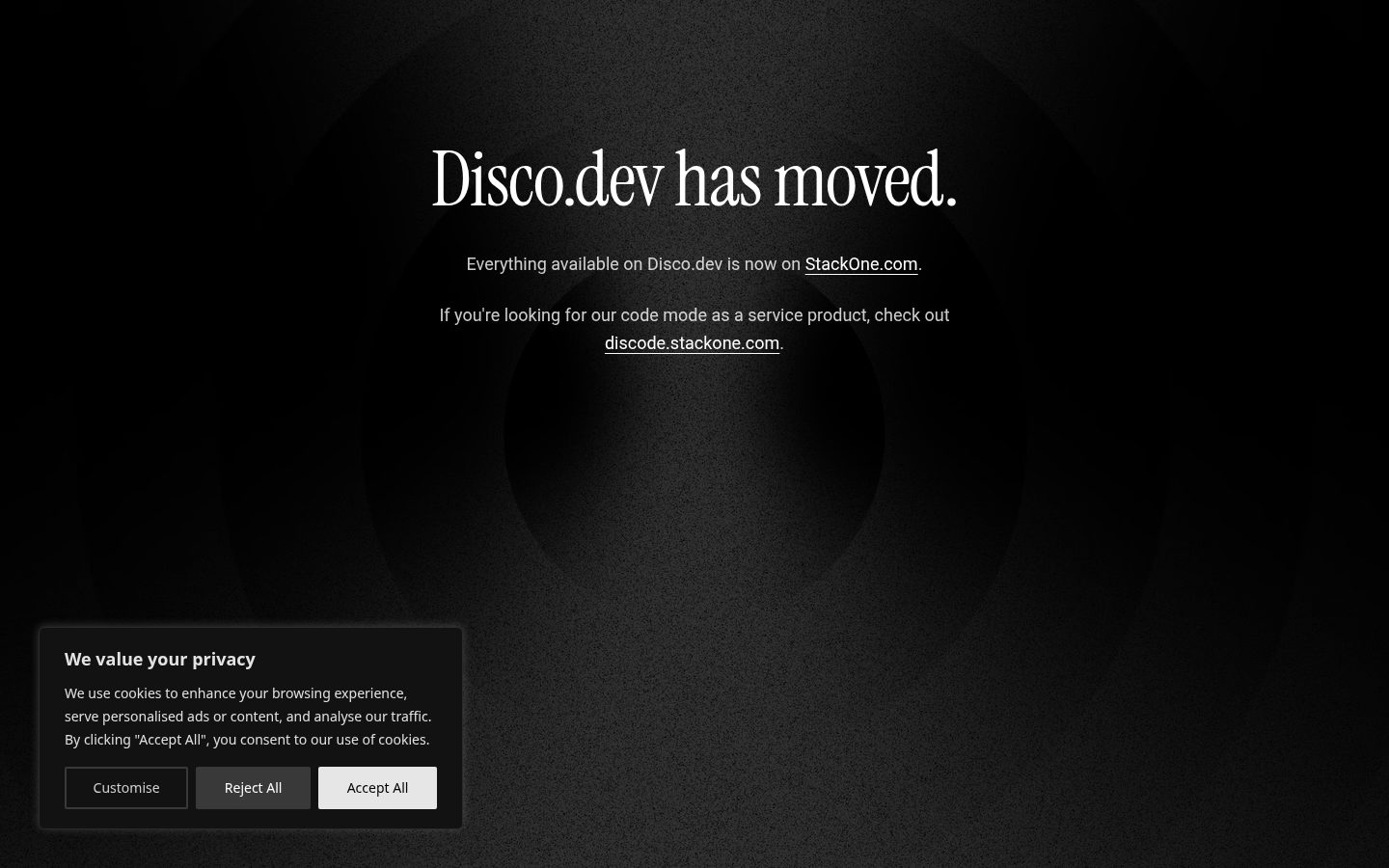 Disco.dev Homepage