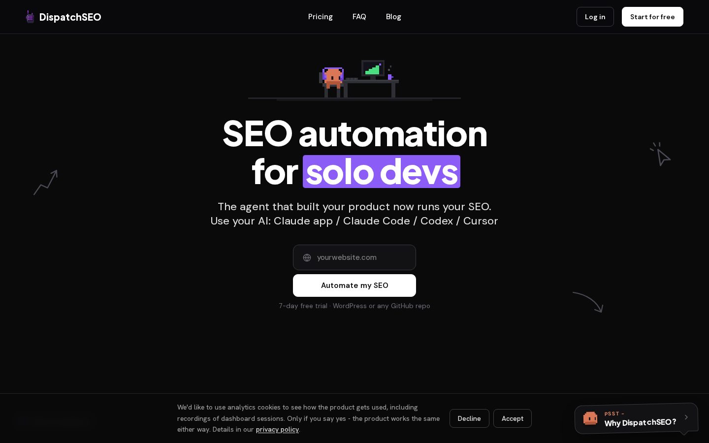 DispatchSEO Homepage