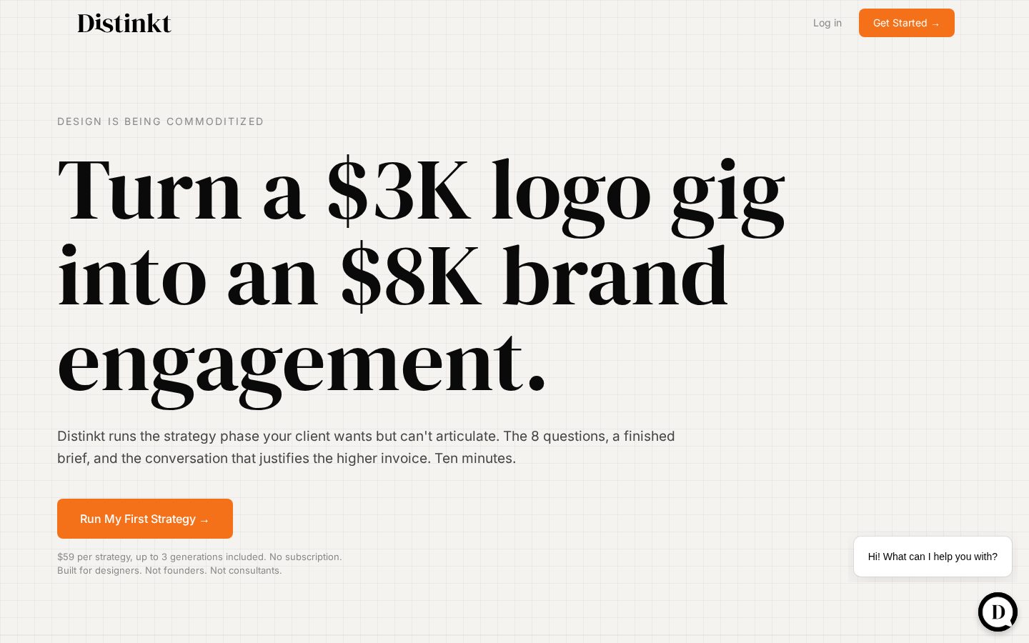 Distinkt Homepage