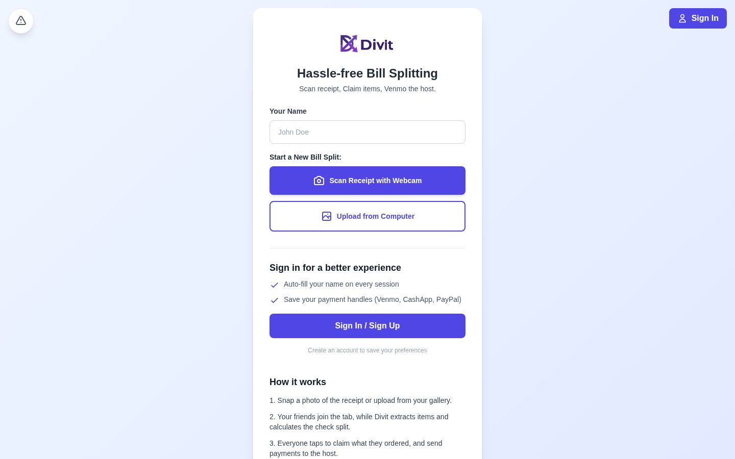 Divit Homepage