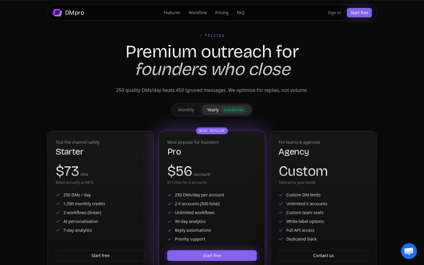 DMpro Pricing