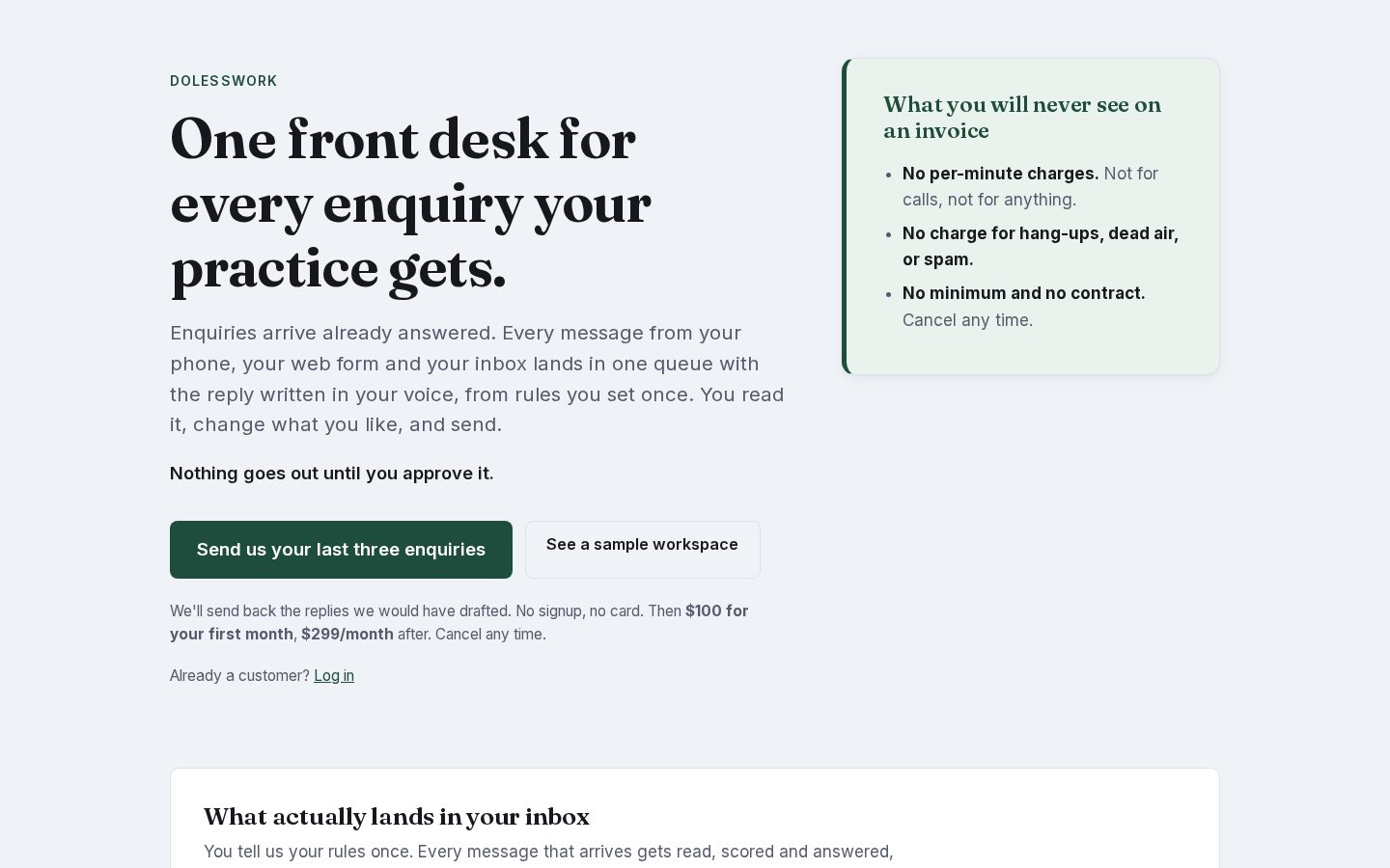 Do Less Work Homepage