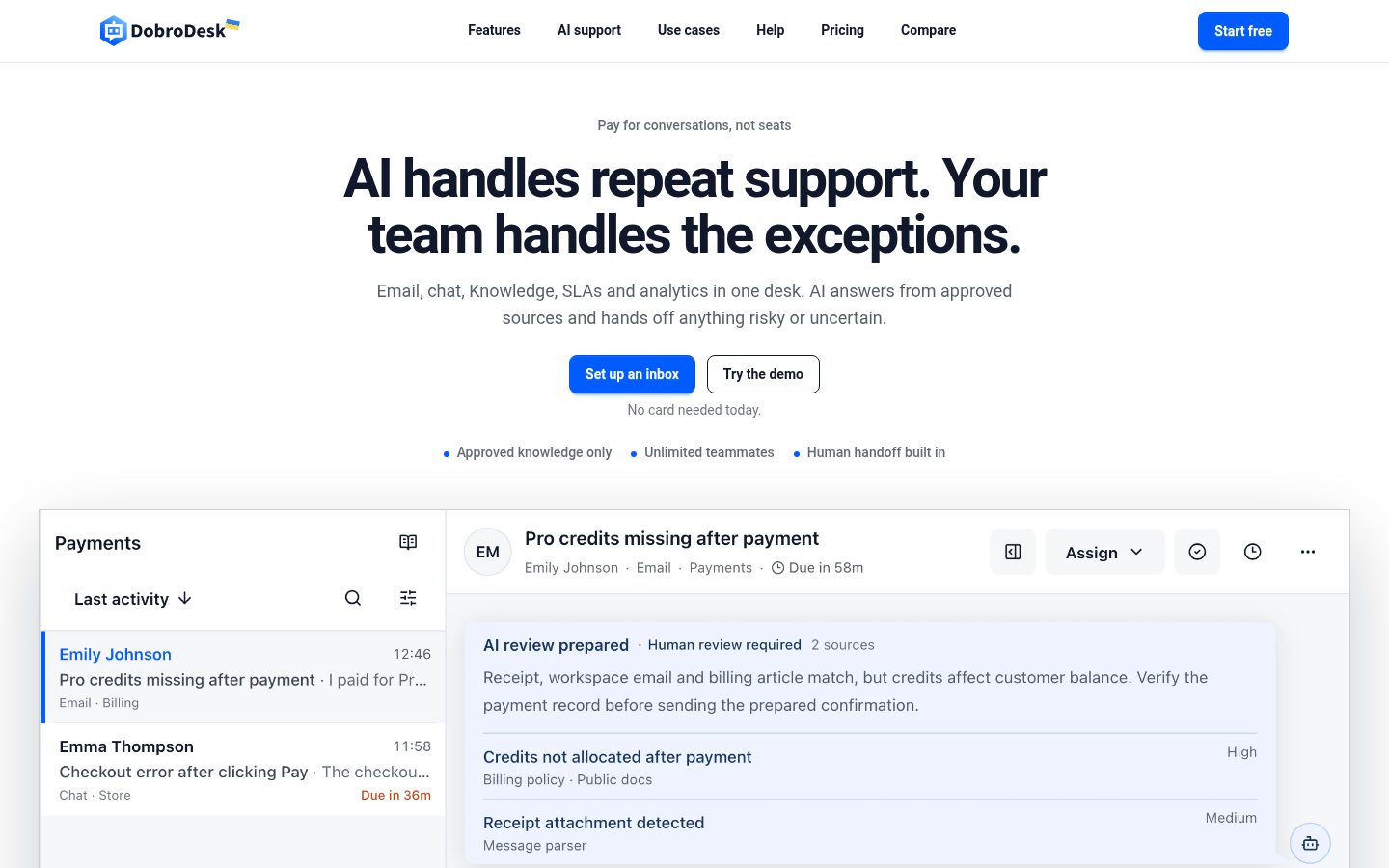 DobroDesk Homepage