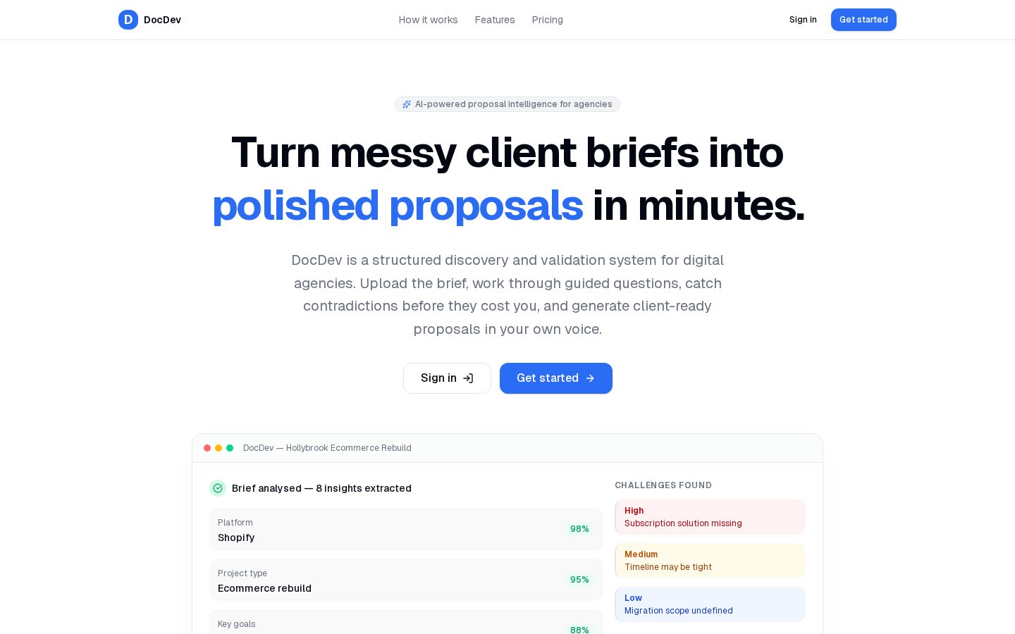 DocDev Homepage