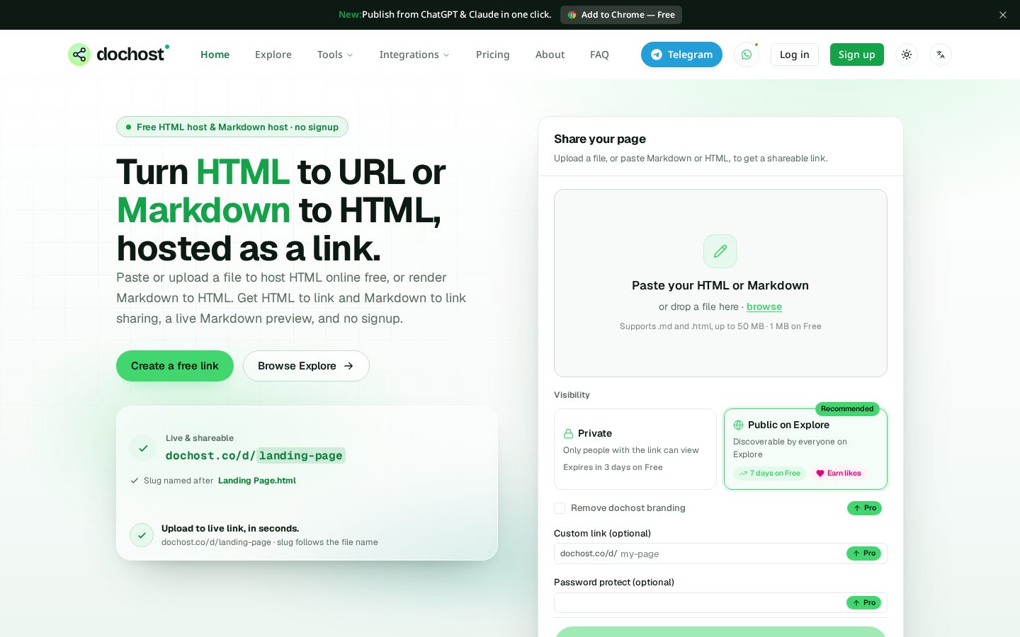 DocHost Homepage