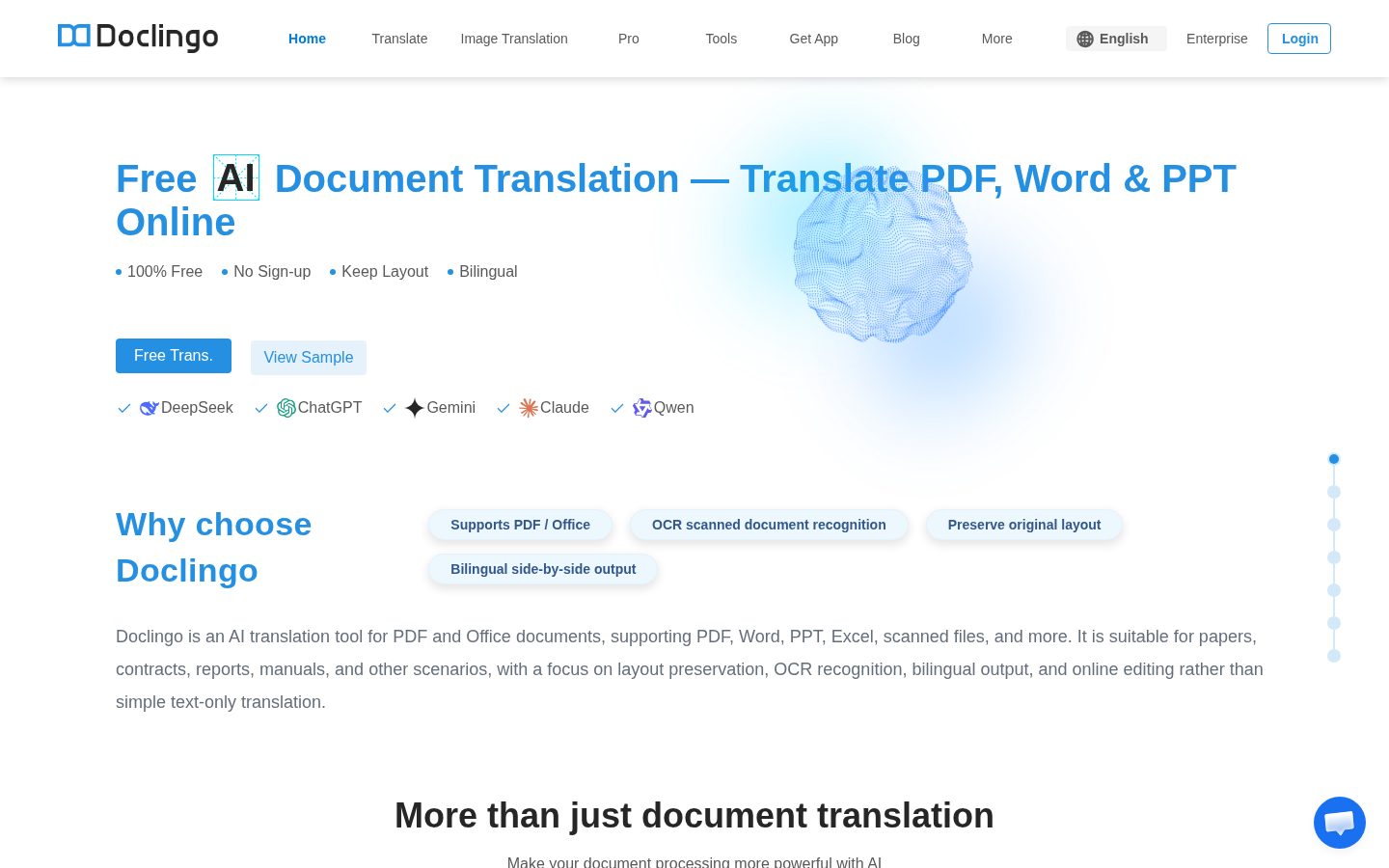 doclingo Homepage