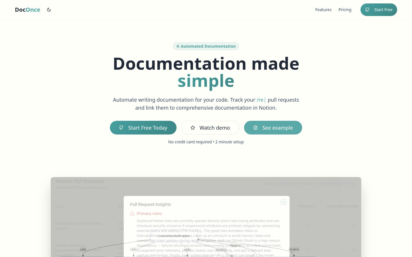 DocOnce Homepage