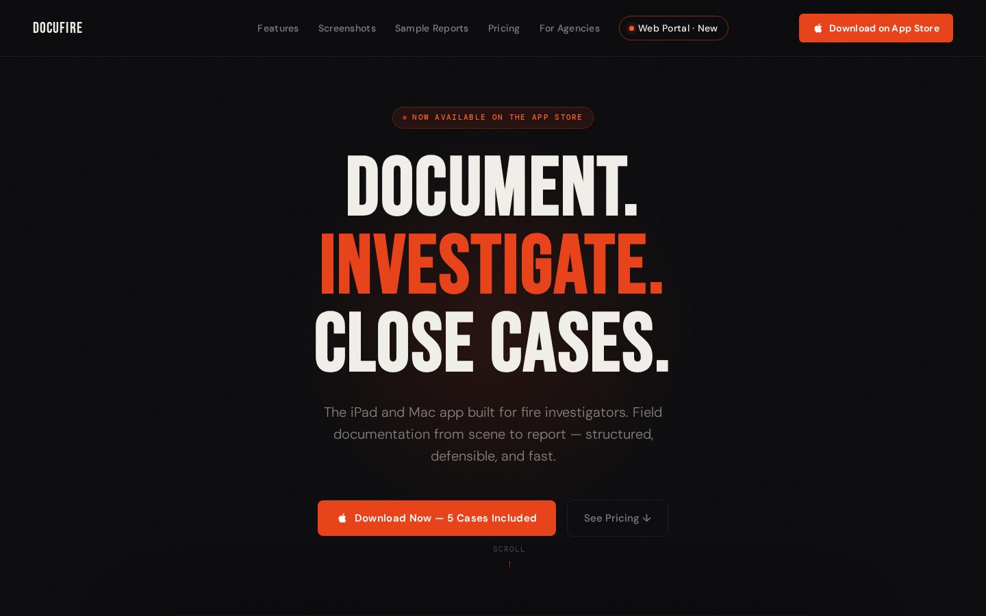 DocuFire Homepage