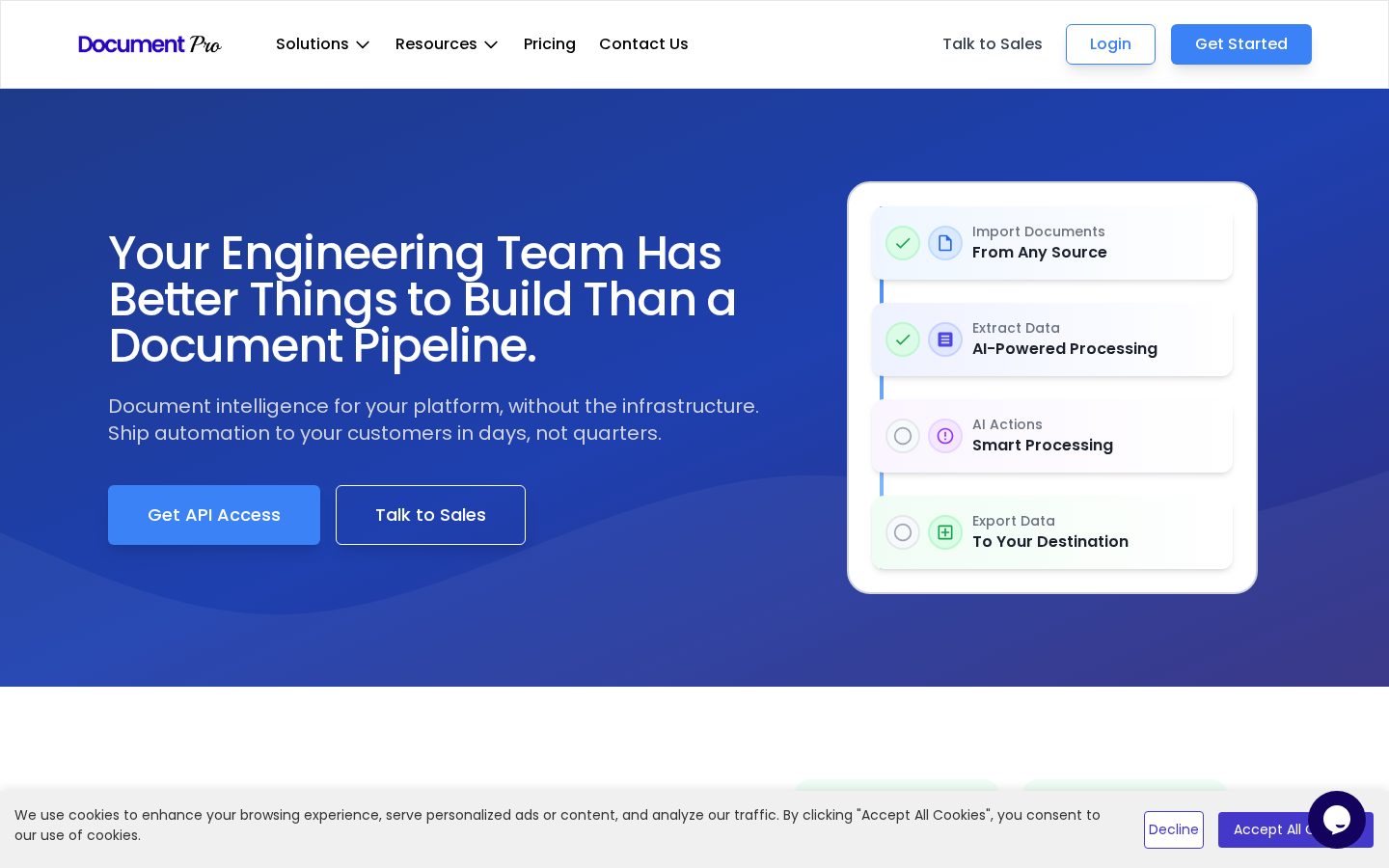 DocumentPro Homepage