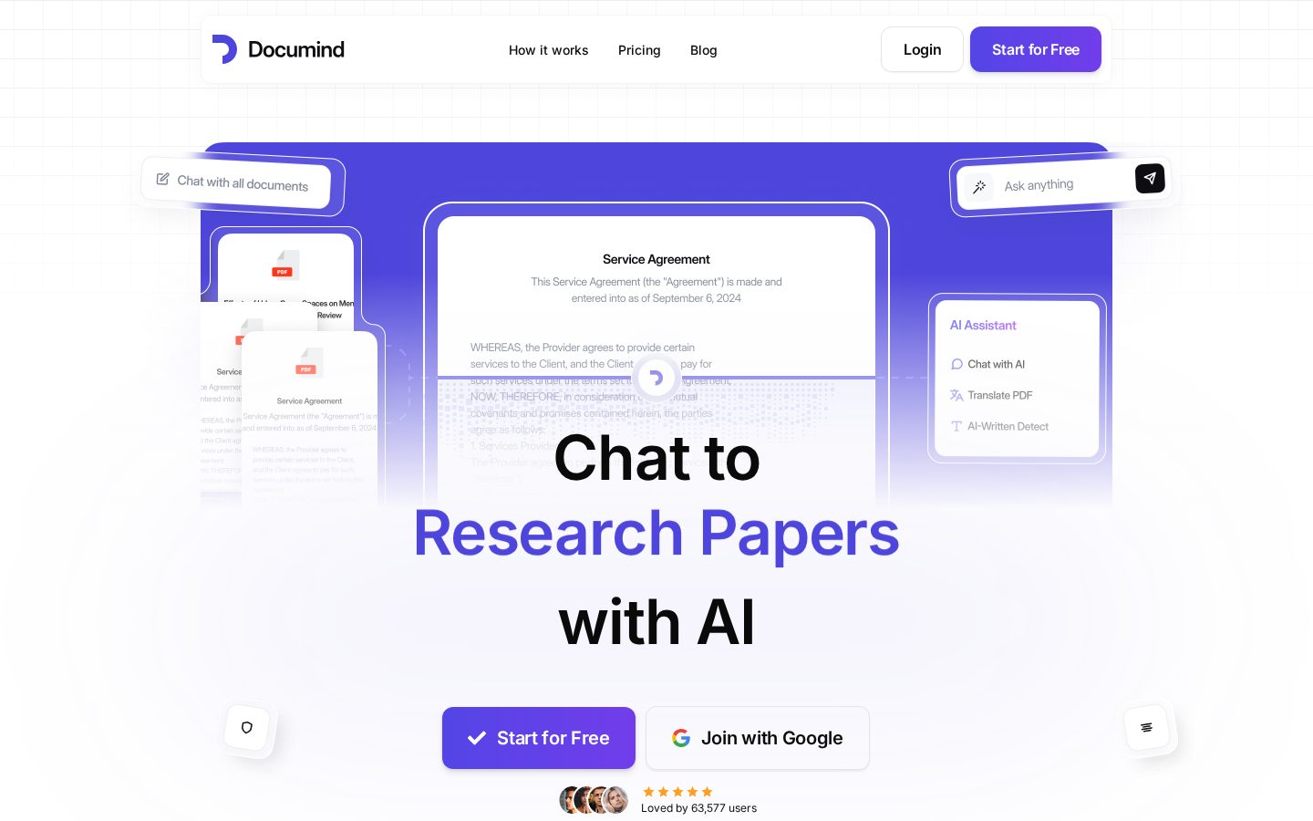 Documind Homepage