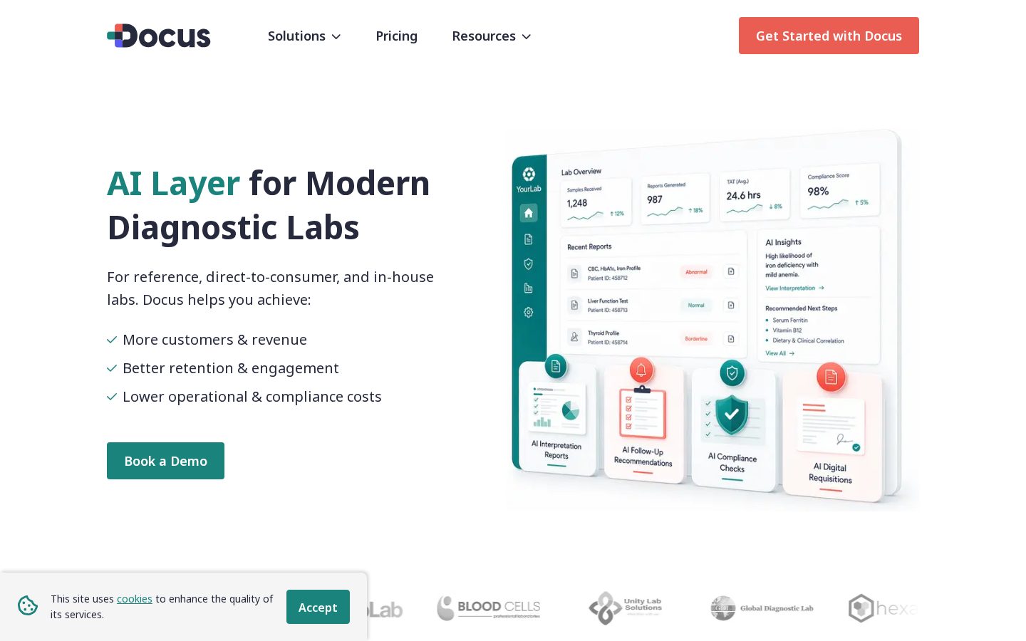 Docus.ai Homepage