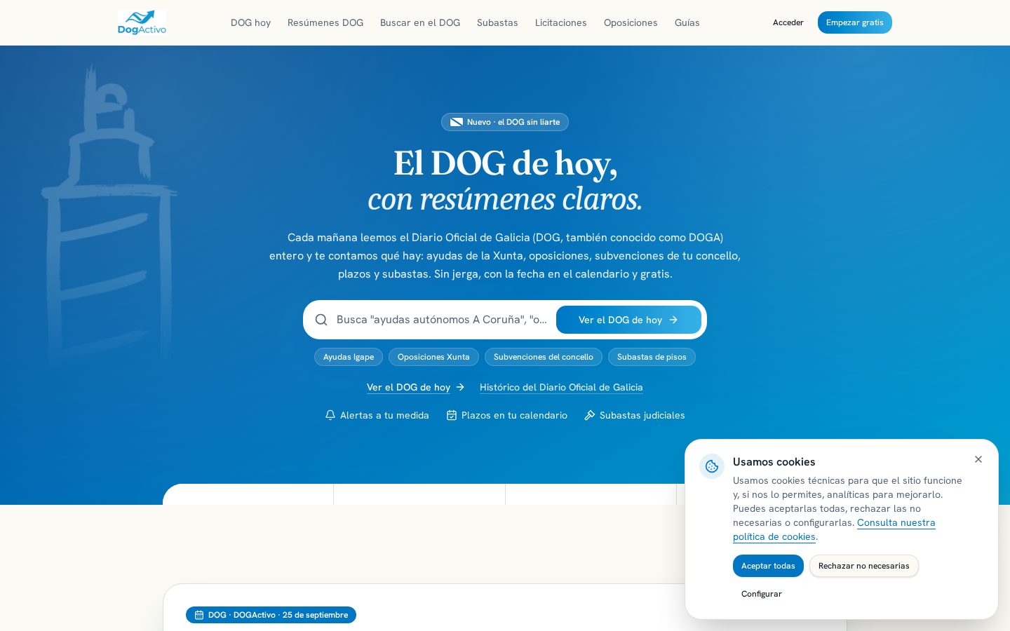 DOGAactivo Homepage