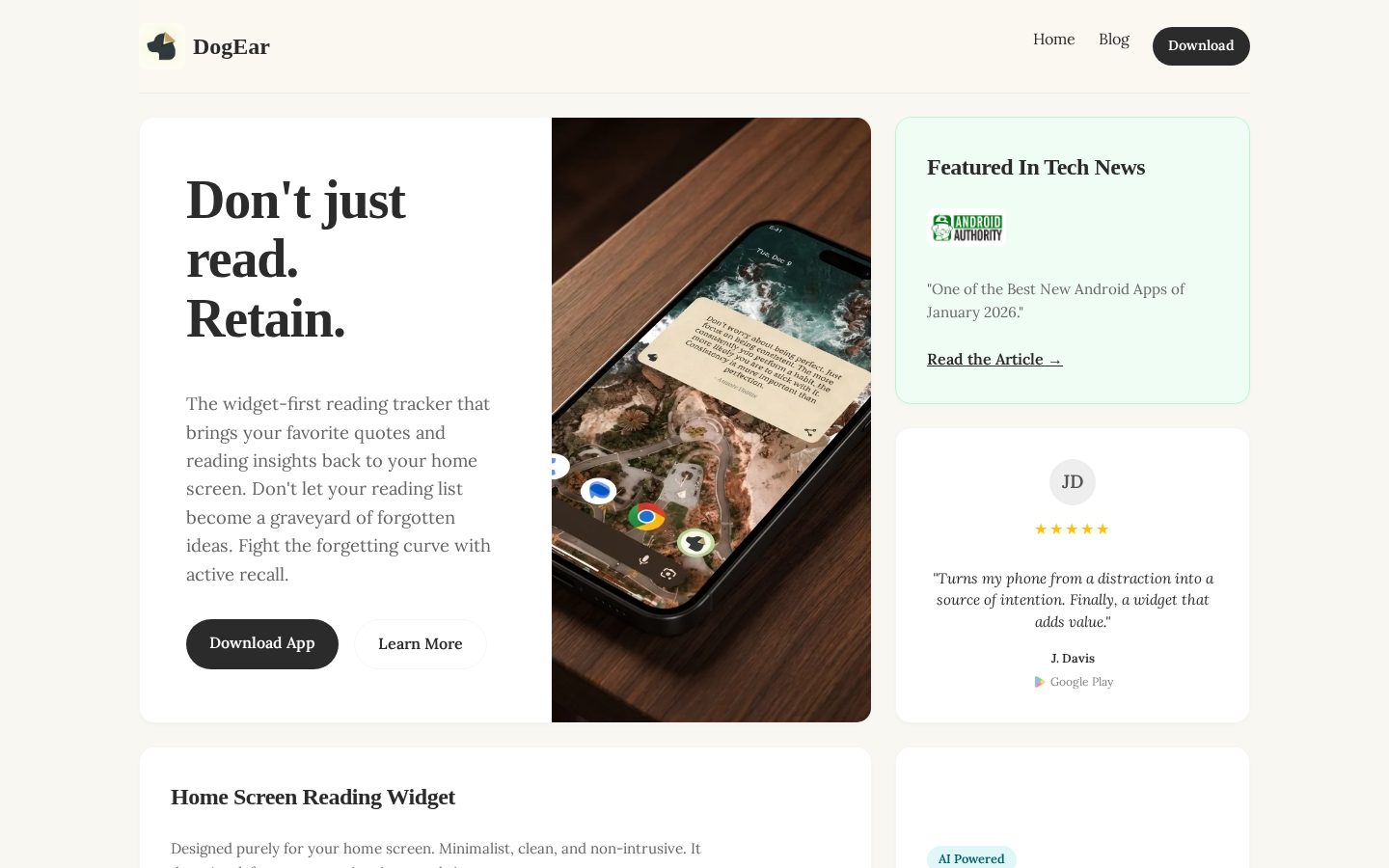 DogEar Homepage