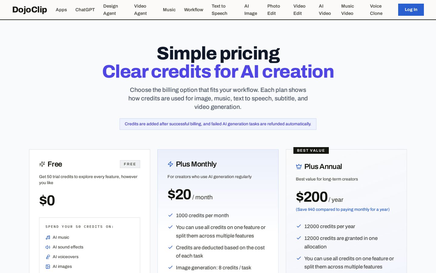 DojoClip Pricing