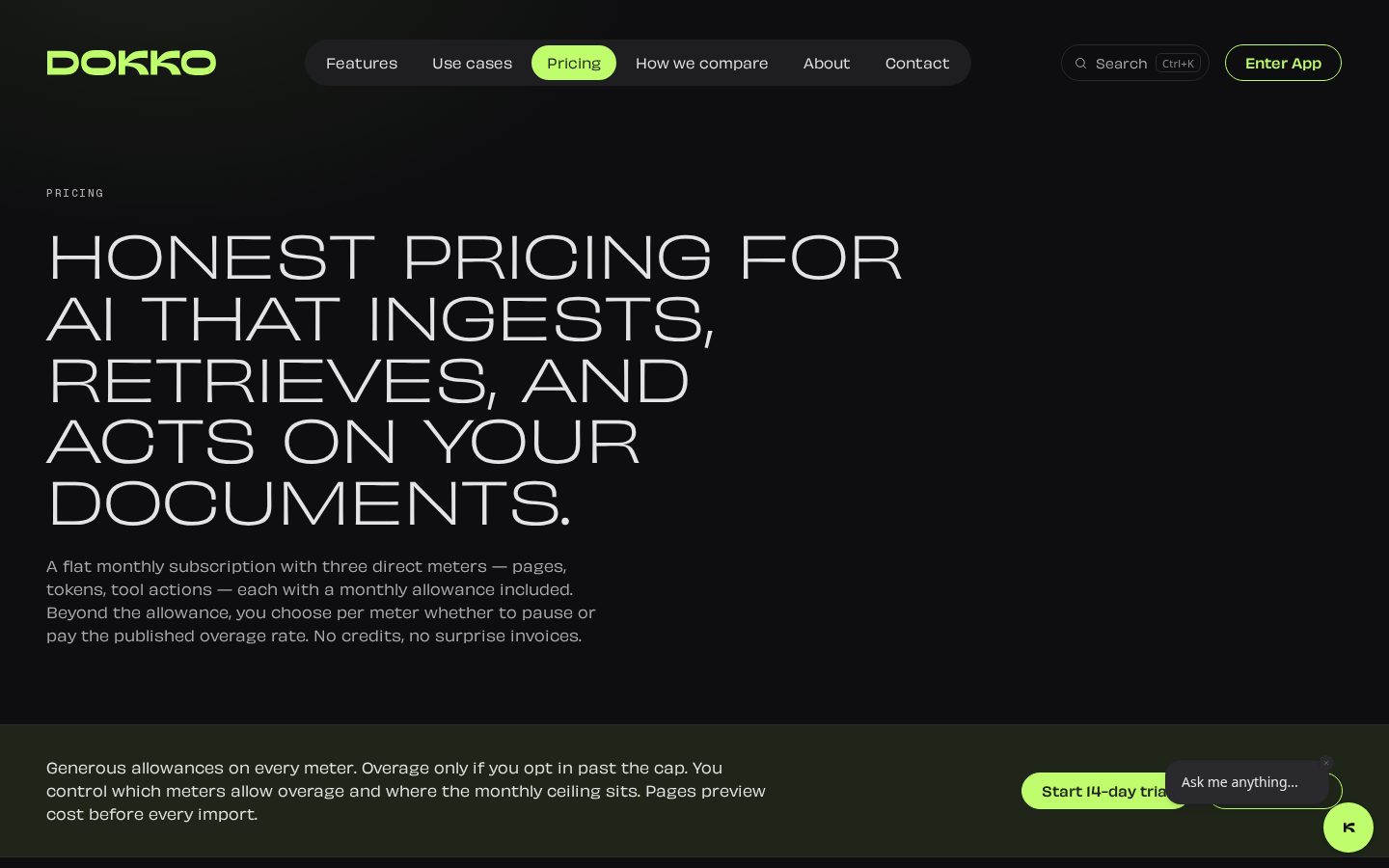 Dokko Pricing