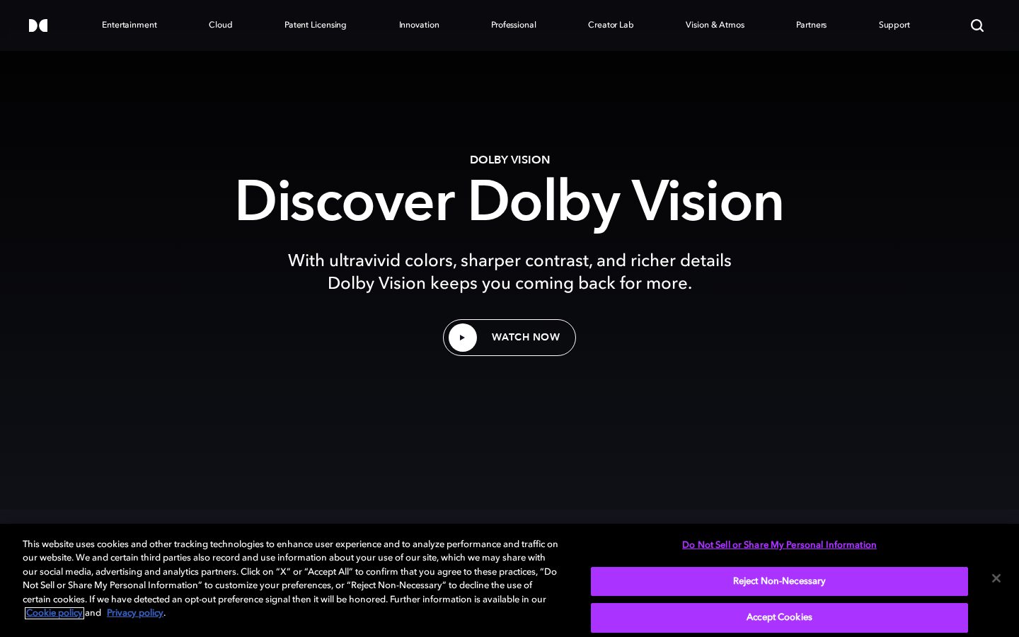 Dolby Vision® 2 Homepage