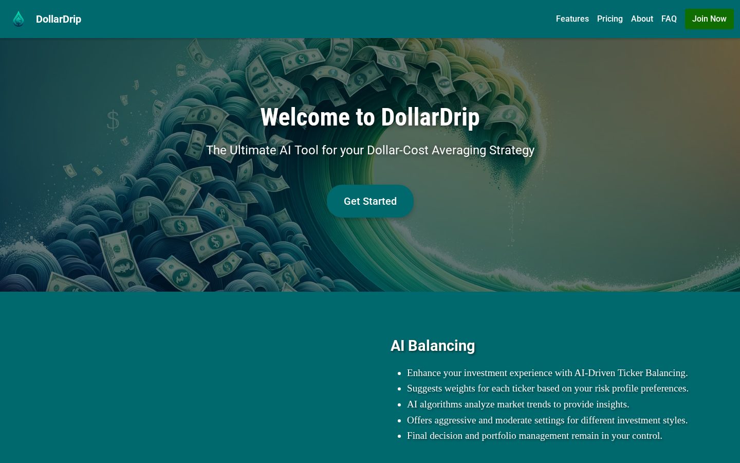 DollarDrip Homepage