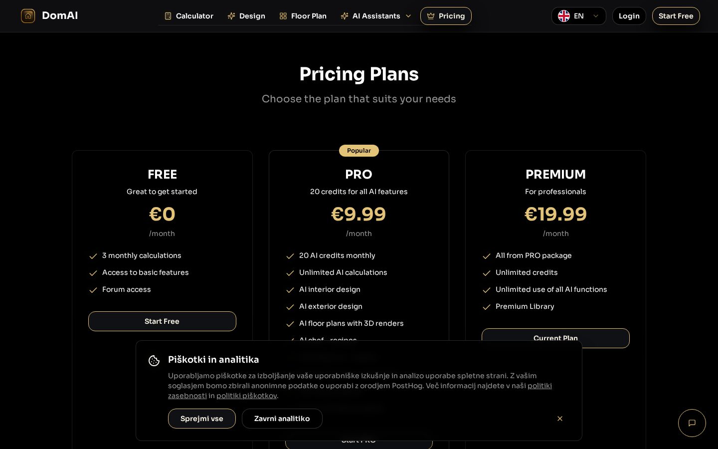 DomAI Pricing