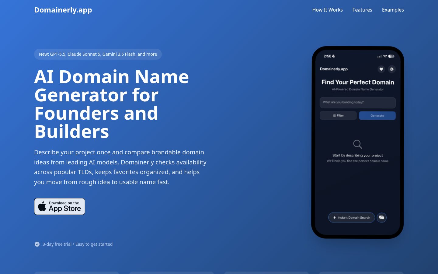 Domainerly Homepage