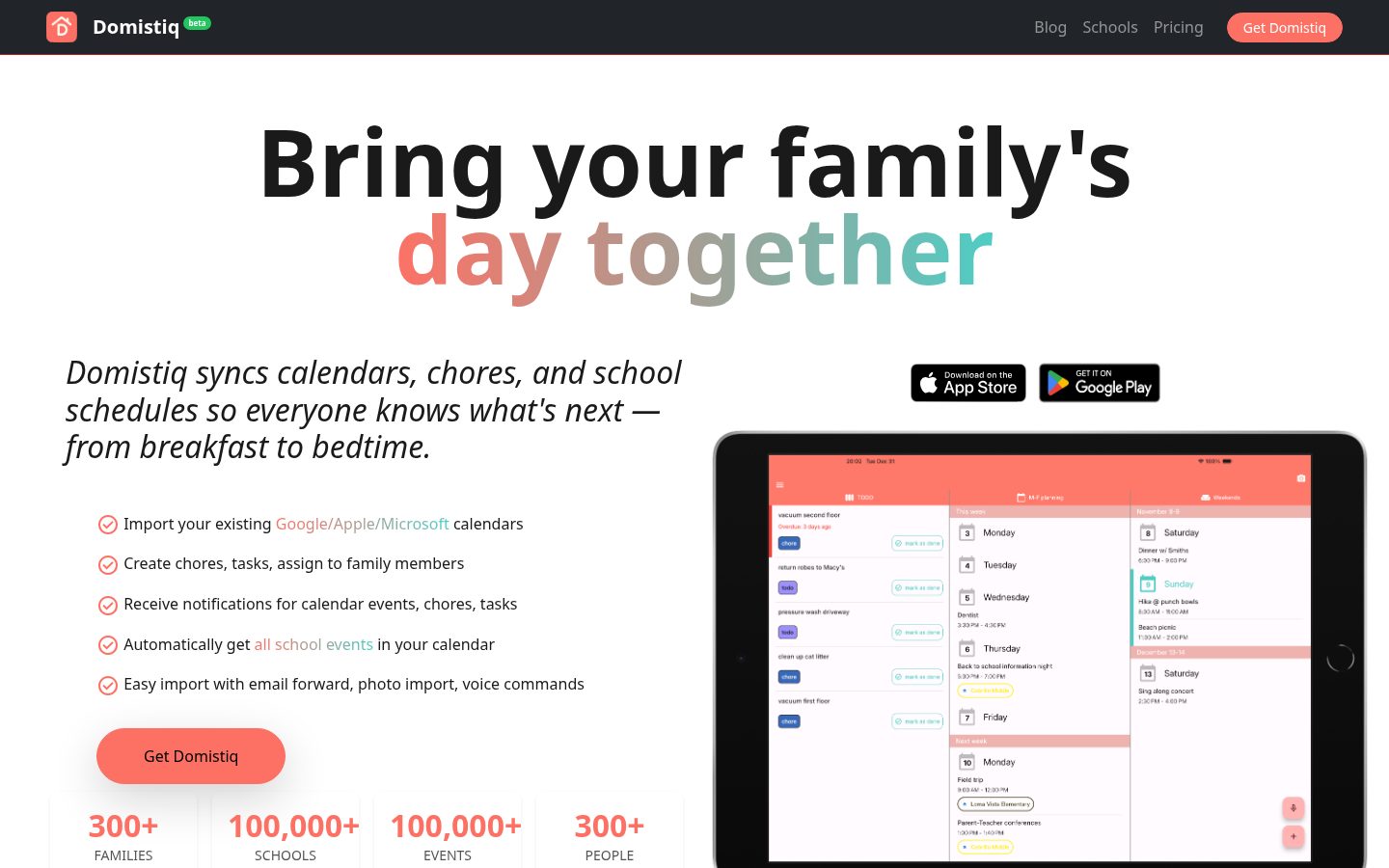 Domistiq Homepage