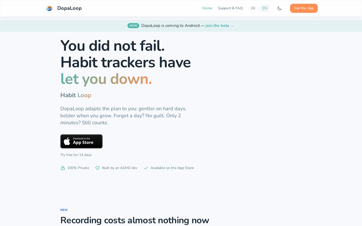 DopaloopApp Homepage