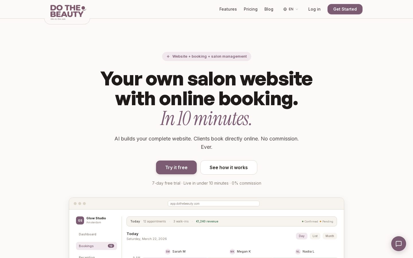 DoTheBeauty Homepage