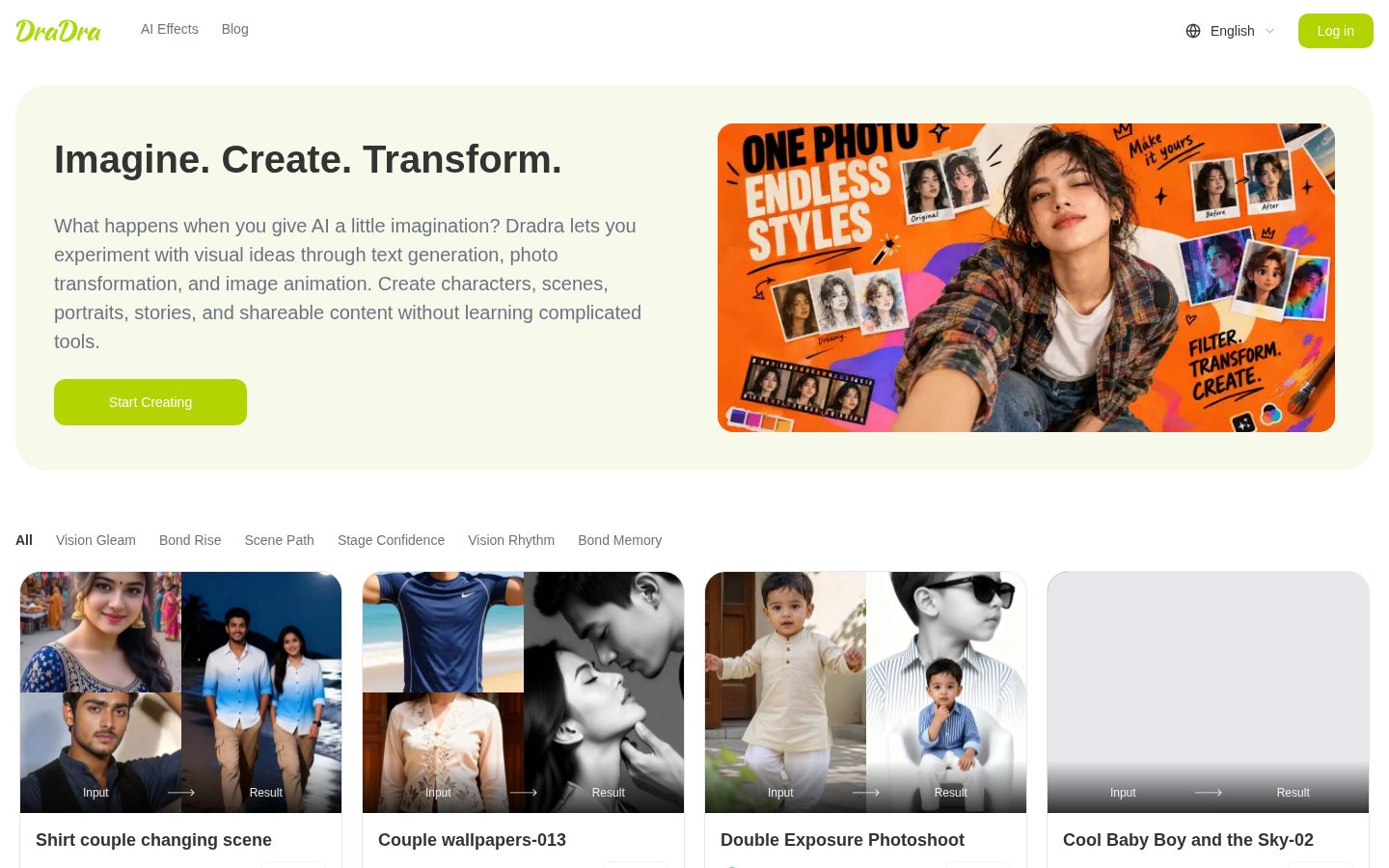 Dradra Homepage