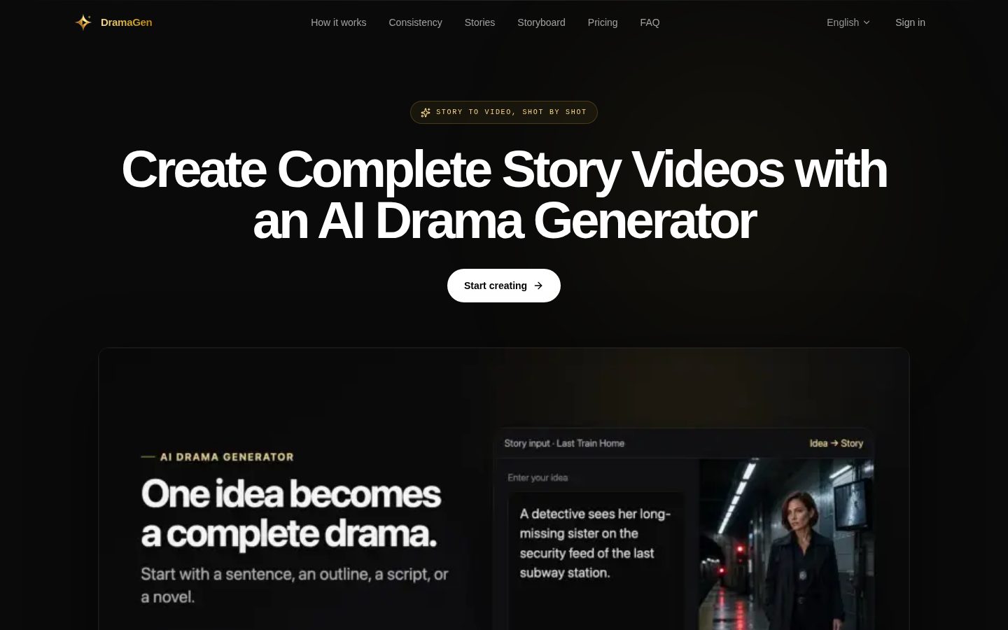 DramaGen Homepage
