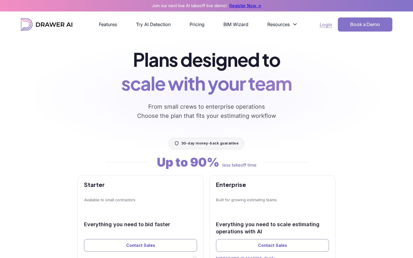 Drawer AI Pricing
