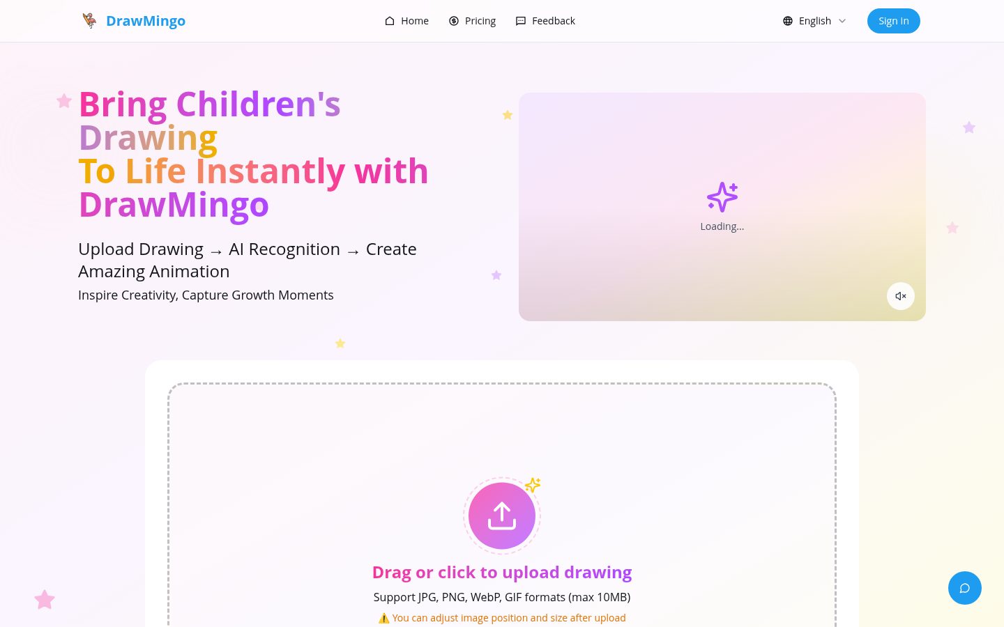 drawmingo Homepage