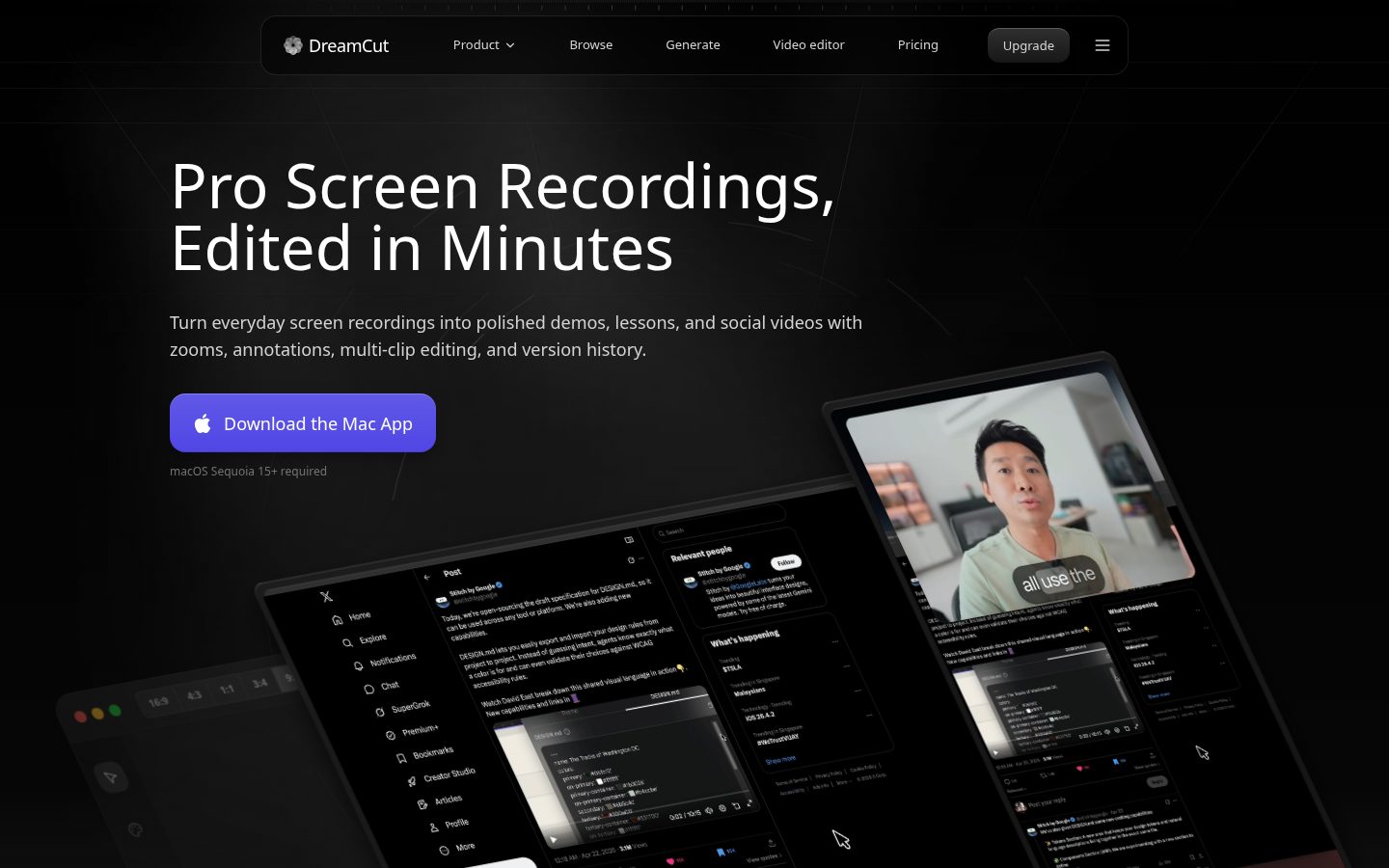 DreamCut Homepage