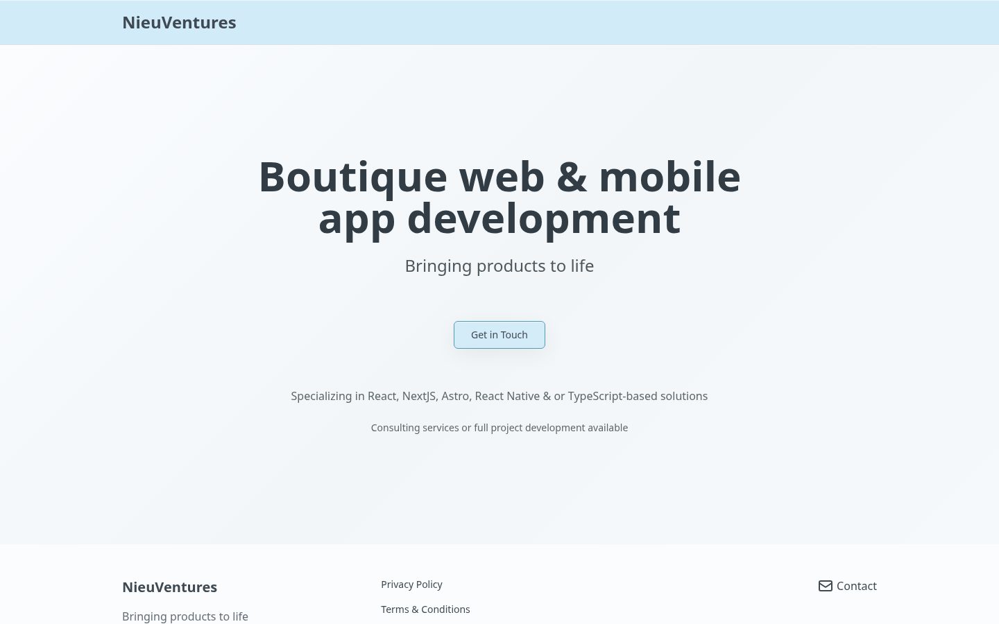 Dreamers Gaze Homepage