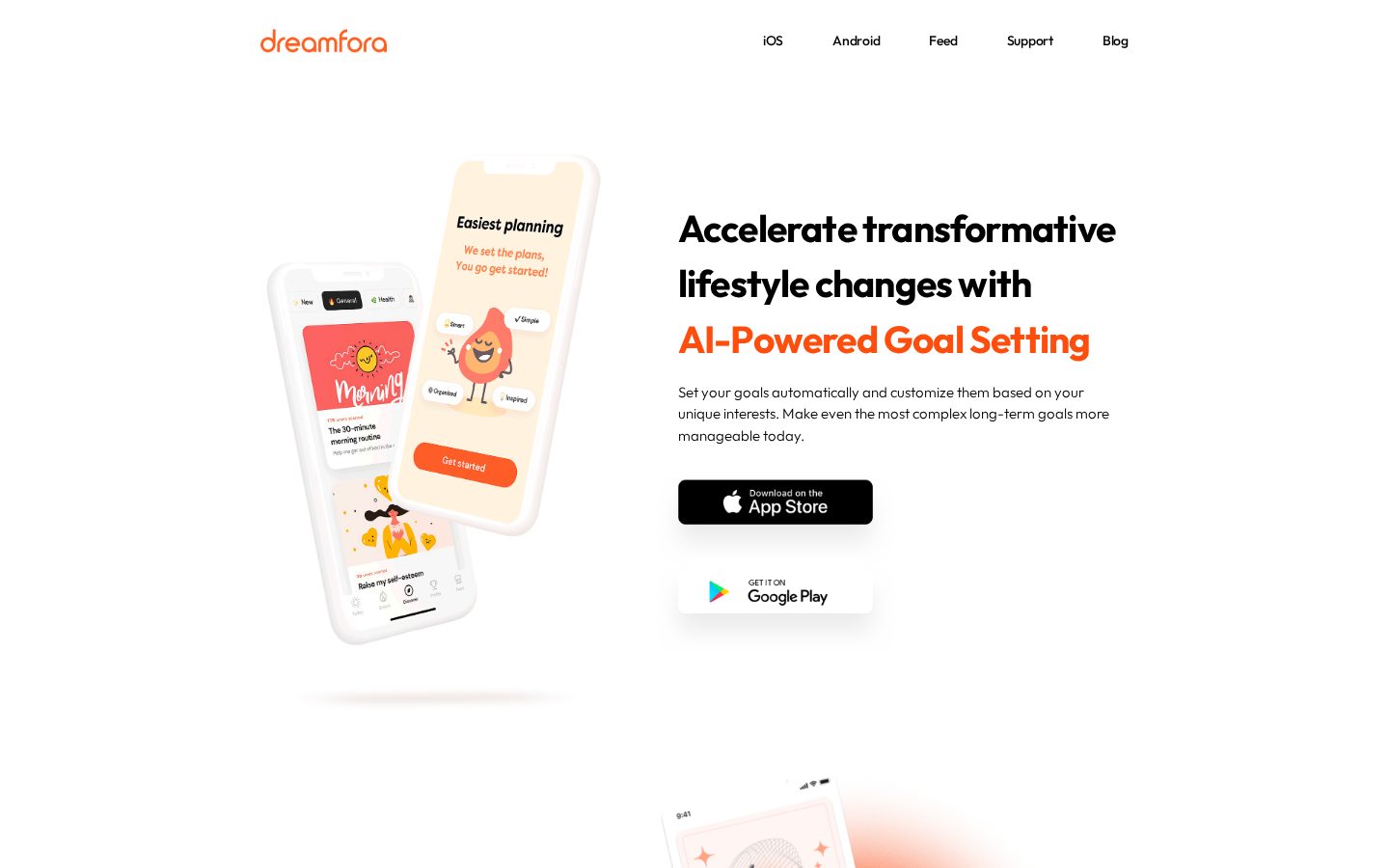 Dreamfora Homepage